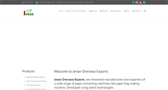 Desktop Screenshot of jenanexport.com